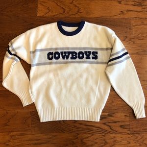 Dallas Cowboys Wool Vintage Style Sweater